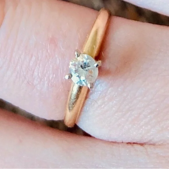 Estate 14k diamond ring - Picture 2 of 3